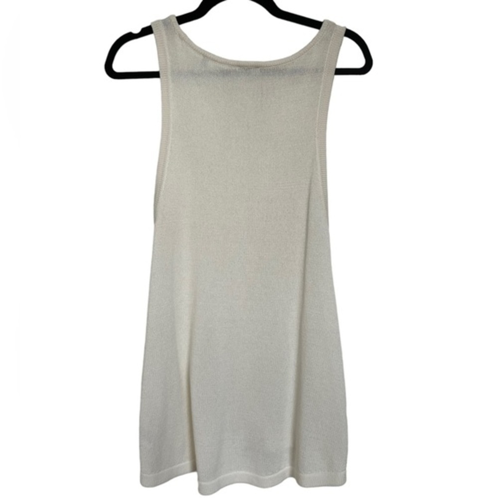 cabi Ivory Tennis Sweater (M) - Picture 7 of 8